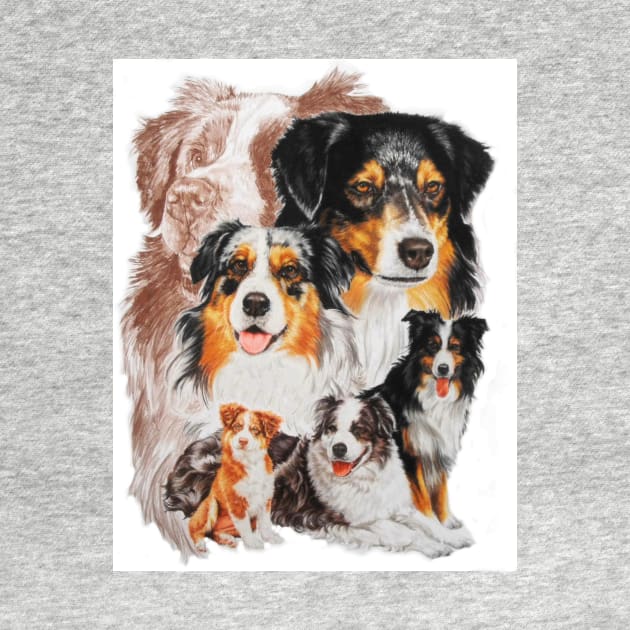 Australian Shepherd Medley by BarbBarcikKeith